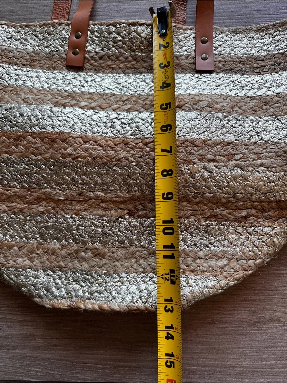 NEW JUTE TOTE BAG NATURAL WOVEN BAG